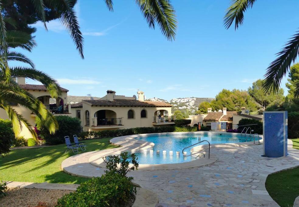 Apartamento En Moraira Con Piscina Kültér fotó