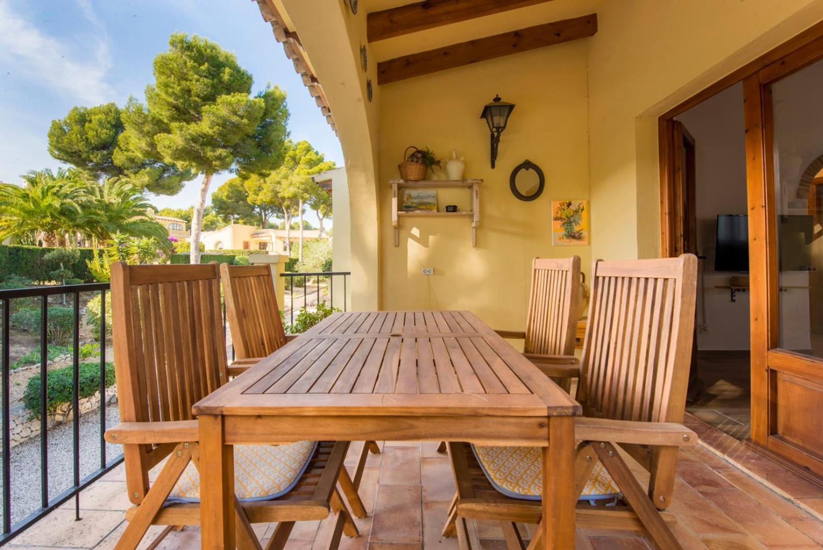 Apartamento En Moraira Con Piscina Kültér fotó